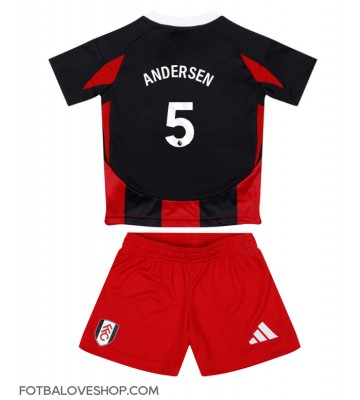 Fulham Emile Smith Rowe #32 Dětské Venkovní Dres 2024-25 Krátký Rukáv (+ trenýrky)